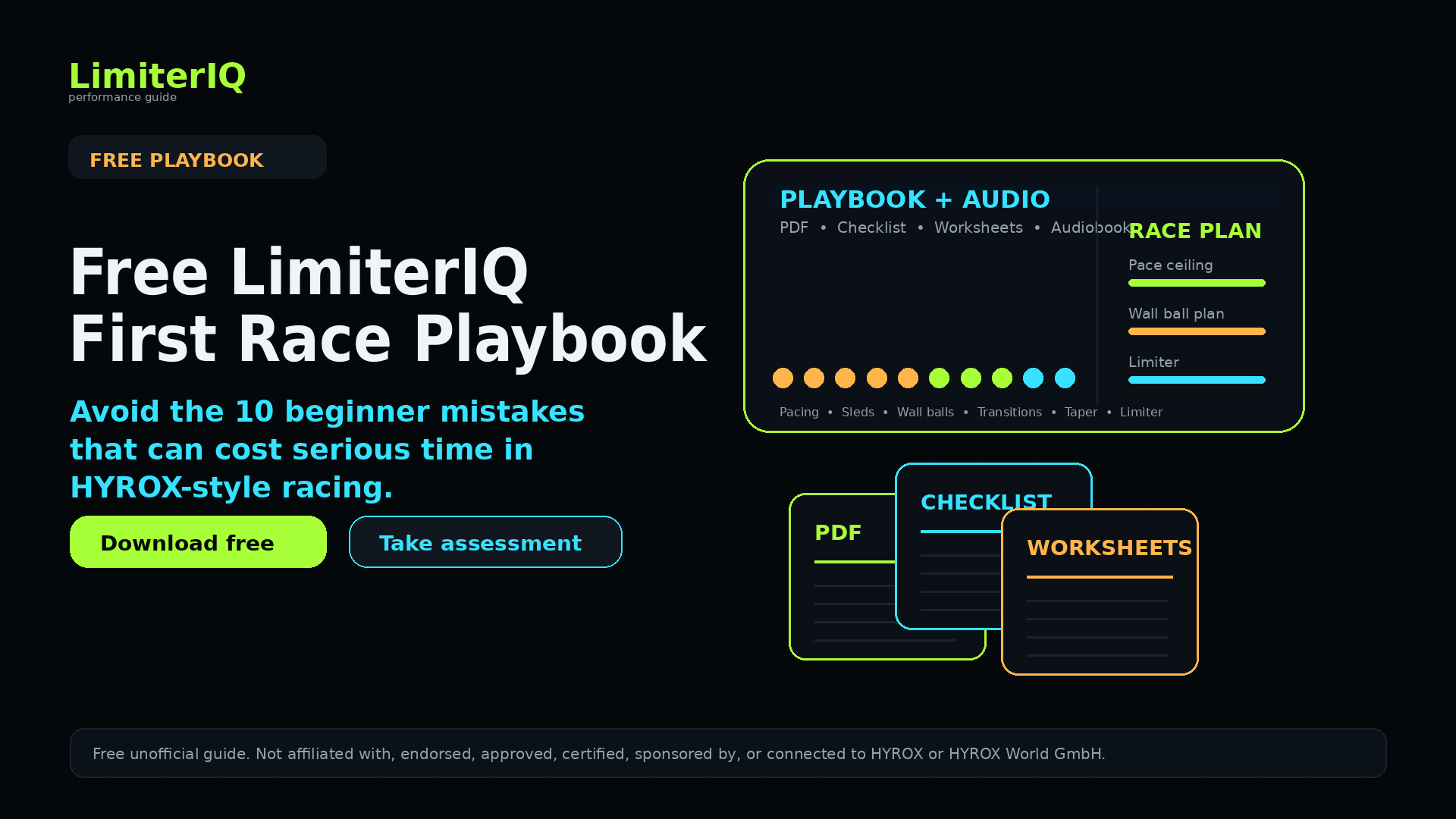 LimiterIQ First Race Playbook audio cover
